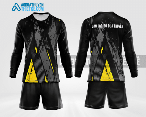 Mẫu áo dài tay giải đua thuyền CLB Phan Thiết màu vàng thiết kế giá rẻ DTB2