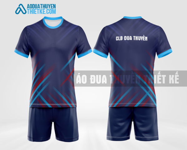 Mẫu áo đồng phục đua thuyền CLB Ninh Thuận màu tím than thiết kế giá rẻ DTA44