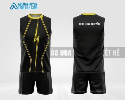 Mẫu áo khoét nách giải đua thuyền CLB Cư M'gar màu vàng thiết kế mới DTC44