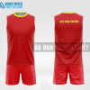 Mẫu áo không tay đua thuyền truyền thống CLB Đồng Văn màu đỏ thiết kế đẹp DTC95