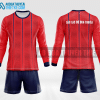 Mẫu áo thể thao dài tay đua thuyền CLB Phong Điền màu đỏ thiết kế đẹp DTB5