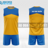 Mẫu áo thể thao không tay đua thuyền CLB Đại Lộc màu vàng thiết kế độc DTC51