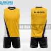 Mẫu quần áo không tay đua thuyền truyền thống CLB Chiêm Hóa màu vàng thiết kế đẹp DTC23