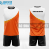 Mẫu quần áo không tay đua thuyền truyền thống CLB Đà Bắc màu cam thiết kế chất lượng DTC46