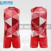 Mẫu quần áo tank top đồng phục chèo thuyền CLB Châu Khánh màu đỏ thiết kế giá rẻ DTC20